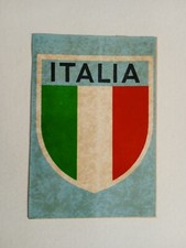 FIGURINA CALCIATORI PATUZZI 1965/66 STEMMA ITALIA n 171 CON VELINA