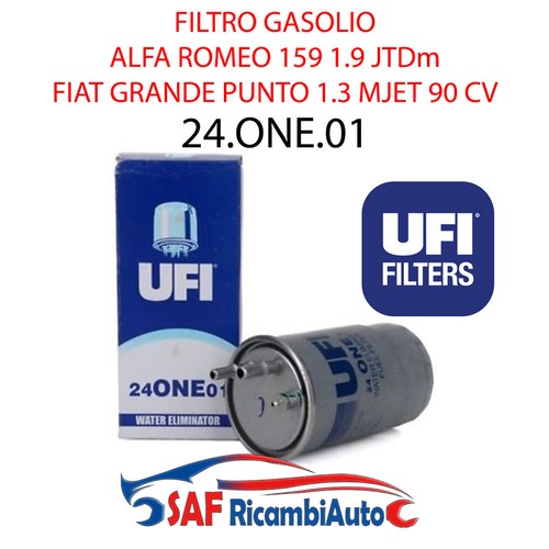 Filtro gasolio ufi - ufi, alfa