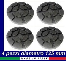 4 PEZZI TAMPONI D 125 mm per PONTI SOLLEVATORI 2 COLONNE ravaglioli corghi omcn