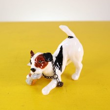 statuina cane in ceramica