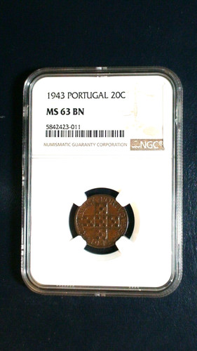 Moneta 20c 1943 portogallo - 1943,