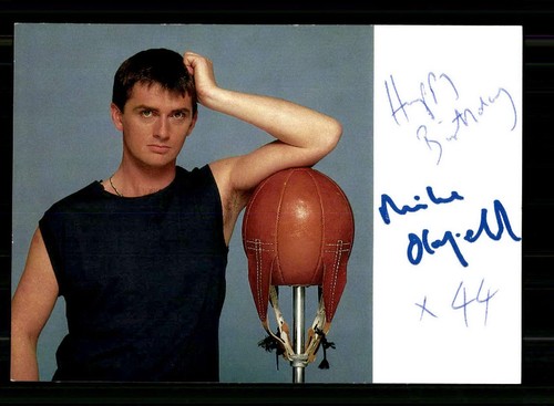 Biglietto autografo mike - autografo,