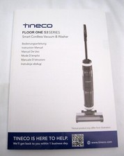 Manuale TINECO Floor One S3 Series - multilingua e in italiano - ottimo