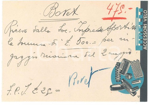 1940 ciclismo autografo - ca,