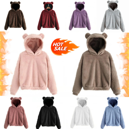 Felpa con cappuccio donna