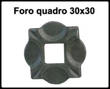 Componenti in ferro battuto base piastra con foro elementi per ringhiere balcone