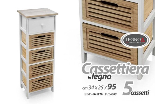 Cassettiera cassetti - cassettiera, 5
