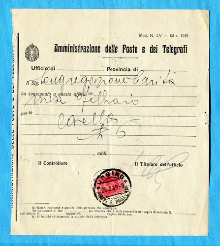 1940 annullo postale - 1940, marca