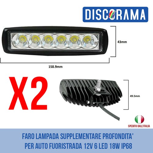Faro lampada supplementare - 2x,