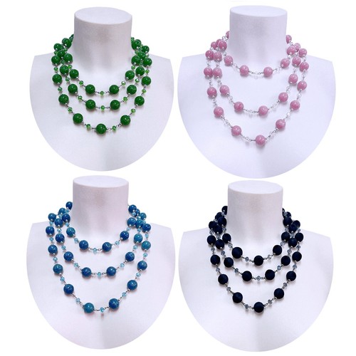Collana lunghissima palline - lunghissima,