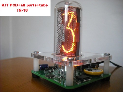 Nixie tube clock - clock, in-18