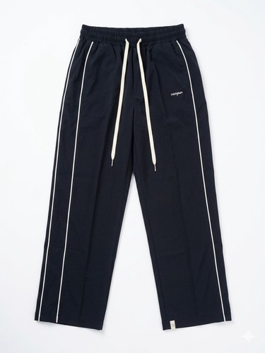 Pantalone track nero - s,