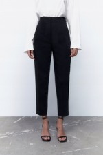 ZARA High Waist Trousers Front