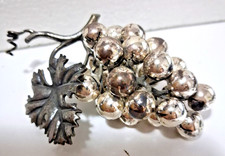 Grappolo uva in argento - 1,