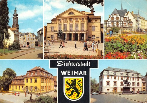 Cartolina multifoto weimar - multifoto,