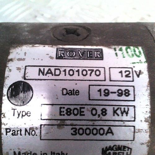 Motorino avviamento rover 200 - avviamento,