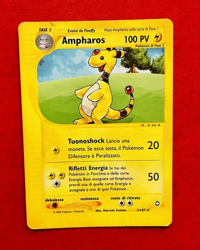 Lotto carte pokemon - carte, ampharos