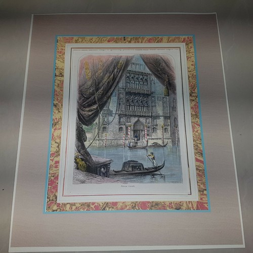 Xilografia venezia palazzo - xilografia,