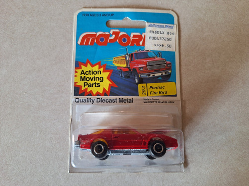 Majorette pontiac firebird red - majorette,