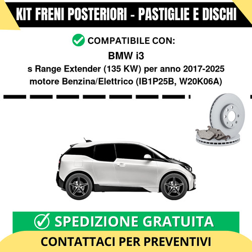Kit freni posteriori - kit, per