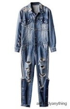 Tuta uomo denim manica lunga