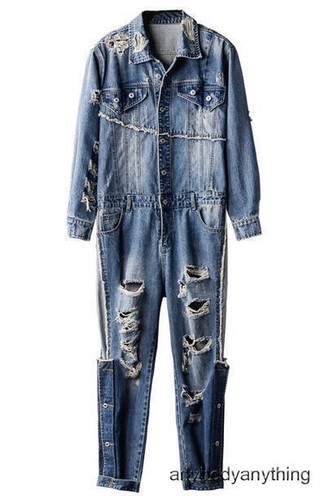 Tuta uomo denim - manica, lunga