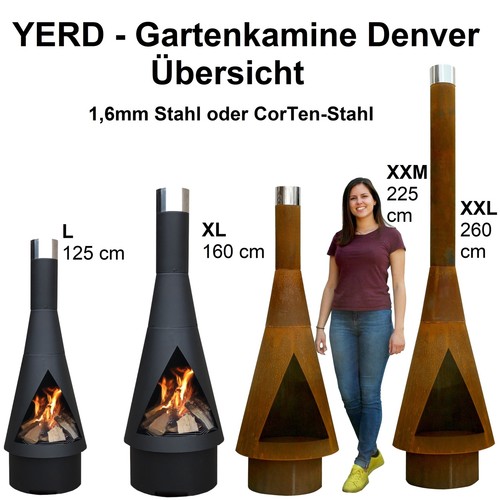Camino giardino yerd corten - da,