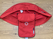 💛 BUGABOO BUFALO TETTUCCIO/CAPPUCCIO E GREMBIULE ROSSO ESTENSIBILE 💛