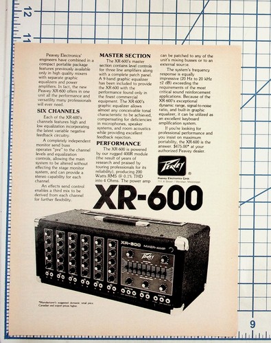 Vintage peavey 600 - vintage,