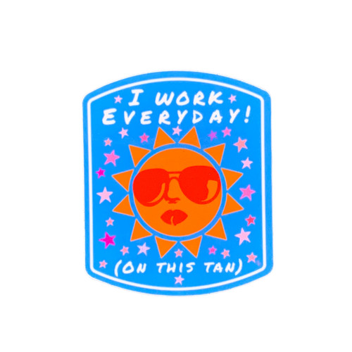 Adesivo work everyday - adesivo, i