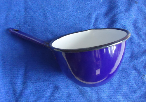 Cobalt blue milk - milk, enamel