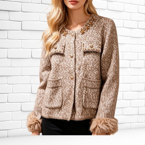 Cardigan donna maglia - cardigan, in