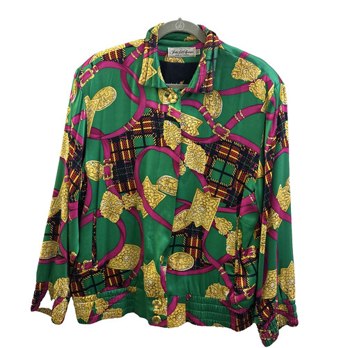 Giacca vintage seta paisley - seta,