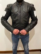 Giacca moto uomo. Pelle 100%
