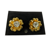 ORECCHINI  FIORE ORO CON