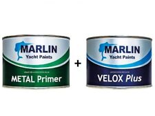 Marlin Velox Plus 0,25 lt + Metal Primer 0,25 lt Kit Antivegetativa assi eliche