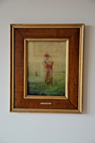 Quadro olio legno 1940 - olio,