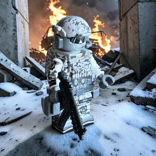 Minifigure soldatino militare
