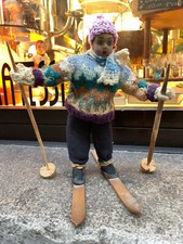 Sci ski sciatore - sciatore, bambola