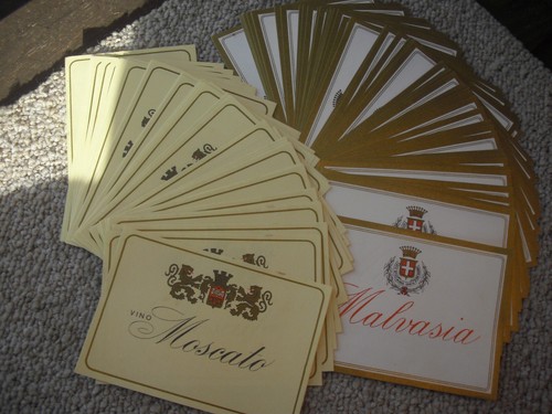 Vintage lotto etichette - vintage,