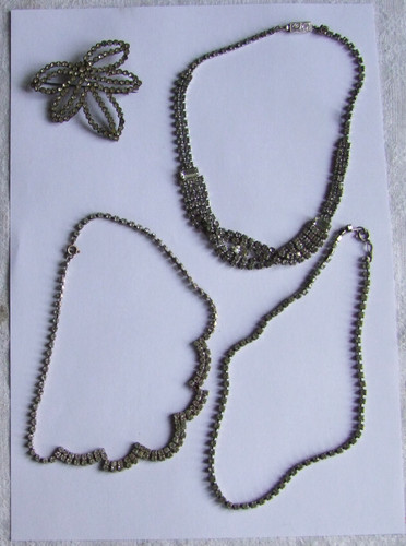 Antichi strass collier - 4, +