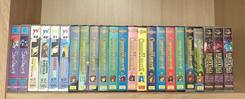 Lotto vhs anime leiji - vhs,