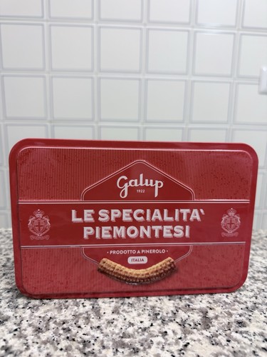 Scatola latta galup - galup, rossa