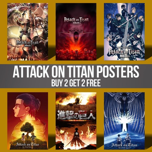 Poster anime attack - poster,