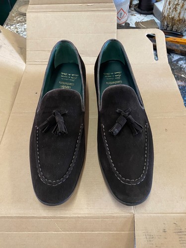 Mocassini uomo camoscio con - in,