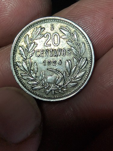 Cile moneta centavos 1924 - moneta,
