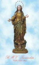 Santino Holy Card Immacolata