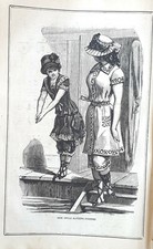 Stampa antica 1882 = MODA