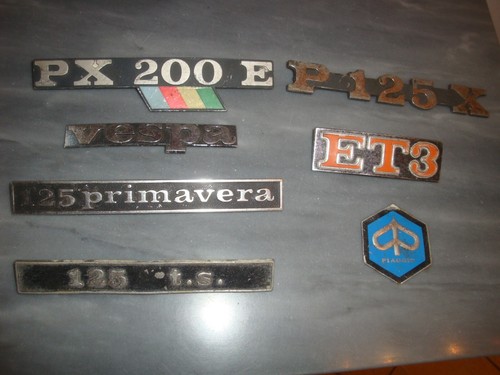 Vespa piaggio targhette - vespa,