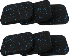 6 Pezzi Tappetino per Tapis Roulant Pad Antiscivolo Mat Ammortizzante Cuscinetto